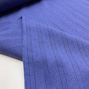 Swafing Tiana Jersey Stoff mit Lochstrickerei blau