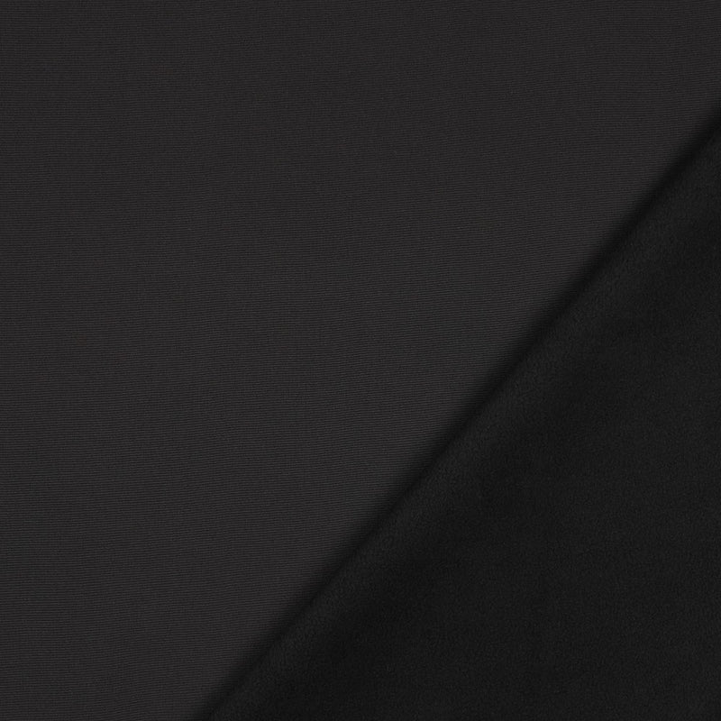 Softshell Stoff 3 Lagen uni schwarz