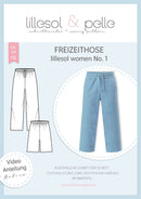 Papierschnittmuster Lillesol & Pelle Freizeithose No. 1
