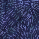 Handgefertigte Batik Viskose Muster blau