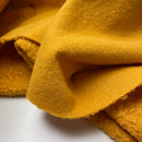 Boucle Stoff Jackenstoff gelb