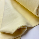 Fibre Mood Bündchen Stoff uni hellgelb