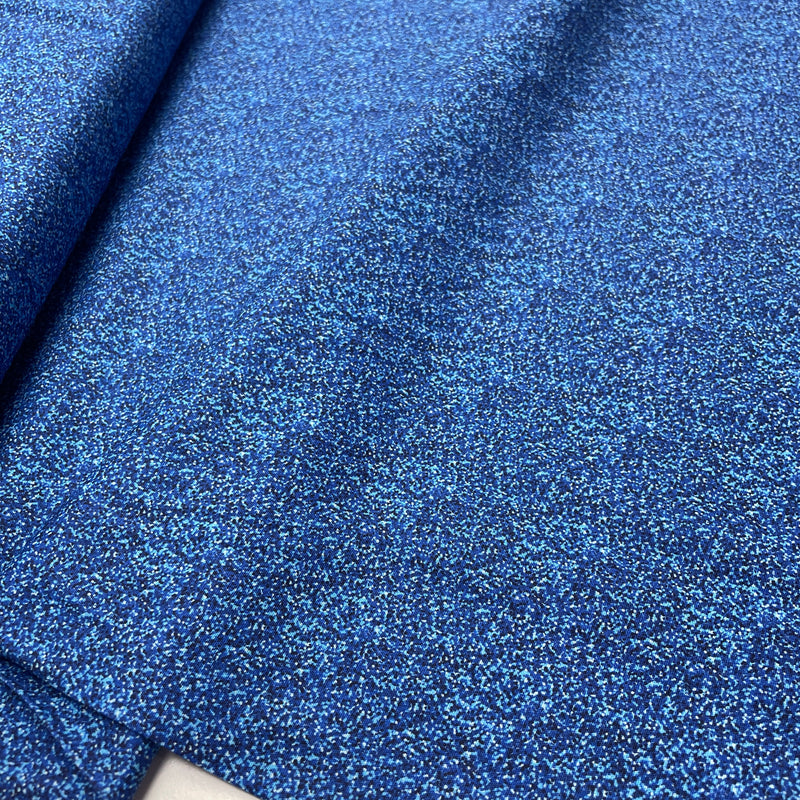 Baumwolle Stoff Punkte blau Swafing Glitter