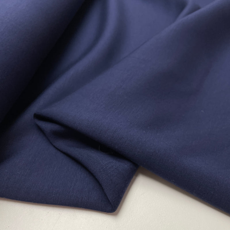 Scuba Sweat Stoff blau