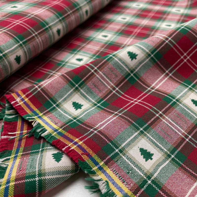 Westfalen Stoff Baumwolle Trondheim Weihnachten kariert