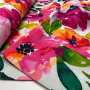 Swafing Haren Double Gauze Baumwolle Stoff Blumen bunt