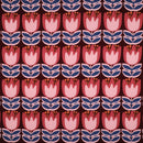 Viskose Ecovero Stoff Webware Blumen braun rosa