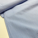 Fibre Mood Baumwolle Stoff Streifen blau
