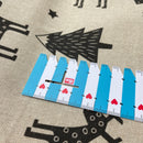 Swafing Christmas Canvas Stoff Weihnachten beige