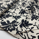Fibre Mood Baumwolle Stoff Webware Blumen offwhite