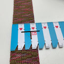 Gurtband Ethno rosa oliv 40 mm