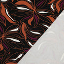 Viskose Jersey Stoff Digital Blumen schwarz