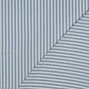 Musselin Double Gauze Baumwolle Streifen hellblau