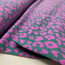Swafing Happy Leo Jersey Stoff by Cherrypicking grün lila