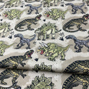 Swafing Tim Baumwolle Stoff Dinosaurier grün