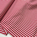 Swafing Rotenburg Baumwolle Stoff Streifen rot