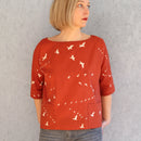 Papierschnittmuster Studio Schnittreif Bluse Frau Aiko