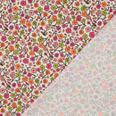 Poppy Jersey Stoff Blumen neon