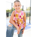 Poppy feine Baumwolle Stoff Muster gelb