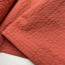 Seersucker Stoff Webware uni rostfarben