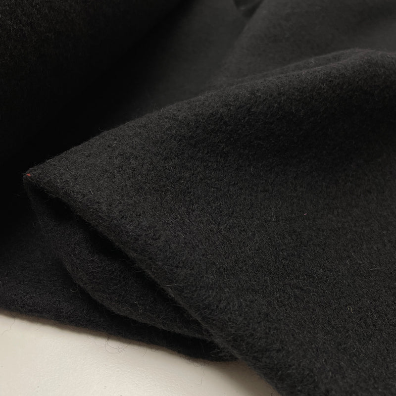 Swafing Naomi Wollwalk Walkloden Stoff schwarz