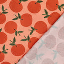 Canvas Baumwolle Stoff Orangen orange