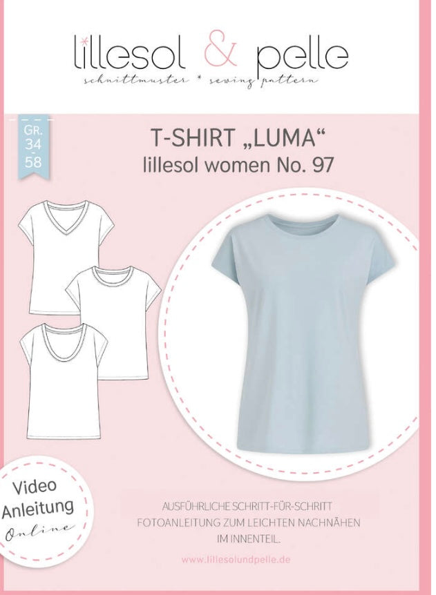 Papierschnittmuster Lillesol & Pelle T-Shirt Luma No. 97