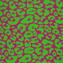 Swafing Leo Heavy Sweat Stoff Animal print pink