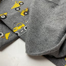 Swafing Nick Sweat Stoff angeraut grau Bagger