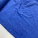 Kurzfloorfrottee Frottee uni royalblau
