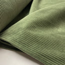 Kord Stoff mit Elastan grün