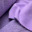 Teddy Stoff Jackenstoff mit Fleeceabseite flieder