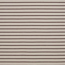 Jersey Stoff Streifen Swafing Isa creme braun
