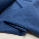 Denim French Terry Sweat Stoff blau