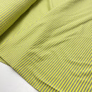 Jersey Stoff Streifen gelb grau