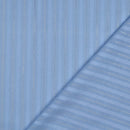 Voile Baumwolle Muster Lurex Streifen blau