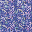 Swafing Baumwolle Stoff Happy Blooms by Claire`s Creative blau