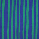 Jennifer  Bouron French Terry Sweat Stoff  Streifen blau grün