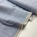 Swafing Paul Leinen Baumwolle Stoff Streifen blau