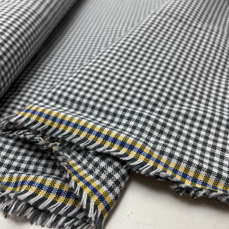 Westfalenstoffe Stoff Bergen Baumwolle kariert anthrazit