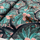 Palmera Baumwolle Stoff by Bienvendio Colorido schwarz