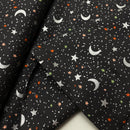 Rifle Paper und Co. Baumwolle Stoff Halloween schwarz