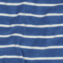 Kurzfloorfrottee Frottee Streifen blau weiß