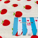 Swafing Alva Jersey mit Ajourmuster Stoff Äpfel