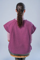 Fibre Mood Heavy Sweat Stoff uni altrosa beere