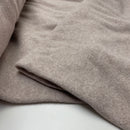 Baumwoll Fleece Stoff uni beige