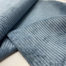 Samtcord Stoff Swafing Wanja uni blau