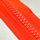 Veno Neon Reißverschluss P60 Meterware inkl. 1 aufgezogenen Schieber neonorange