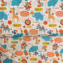 Baumwolle Stoff Muster Swafing Soto Happy Birthday gelb