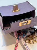 Anhänger für Tasche oder Schlüssel Handtasche Candy chic Flieder